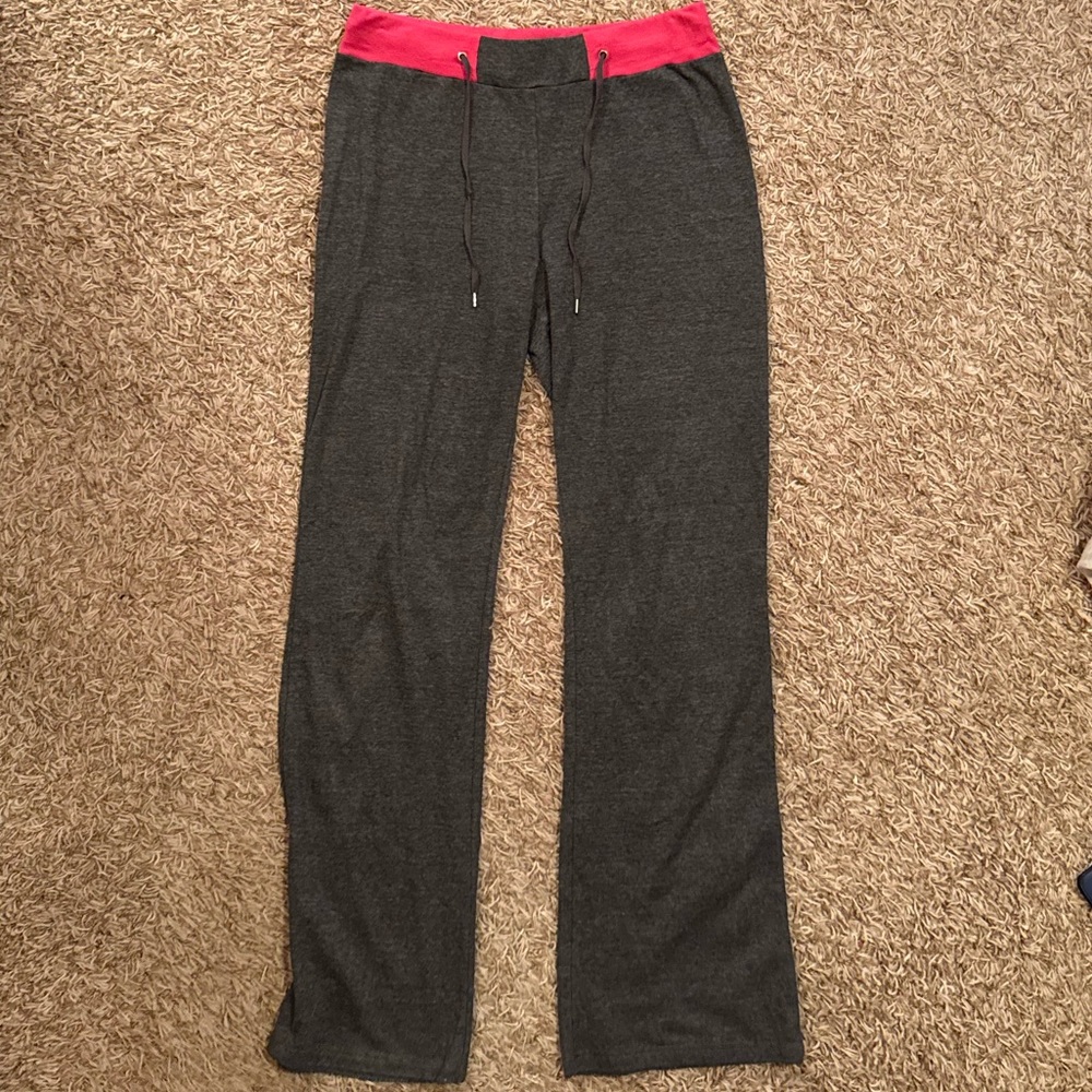 G.W. Vintage Pink & Gray Sweatpants - Picture 2 of 3